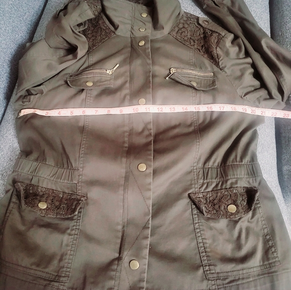 INC Army Color Jacket - Picture 7 of 8